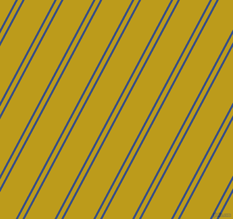 62 degree angle dual striped lines, 4 pixel lines width, 8 and 53 pixel line spacingTory Blue and Buddha Gold dual two line striped seamless tileable