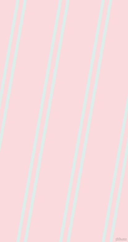 80 degree angle dual stripe line, 10 pixel line width, 14 and 102 pixel line spacing, Tranquil and Pale Pink dual two line striped seamless tileable