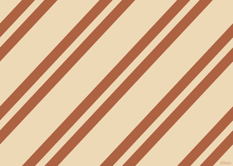 47 degree angles dual stripes lines, 31 pixel lines width, 22 and 99 pixels line spacing, Tuscany and Champagne dual two line striped seamless tileable