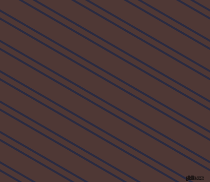 150 degree angle dual stripes line, 4 pixel line width, 10 and 35 pixel line spacing, Valhalla and Cocoa Bean dual two line striped seamless tileable