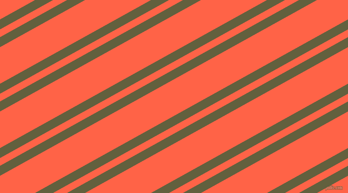 29 degree angle dual stripes line, 18 pixel line width, 14 and 66 pixel line spacing, Verdigris and Tomato dual two line striped seamless tileable