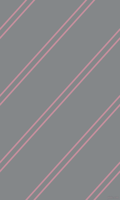 48 degree angles dual stripes lines, 5 pixel lines width, 14 and 118 pixels line spacing, Viola and Aluminium dual two line striped seamless tileable