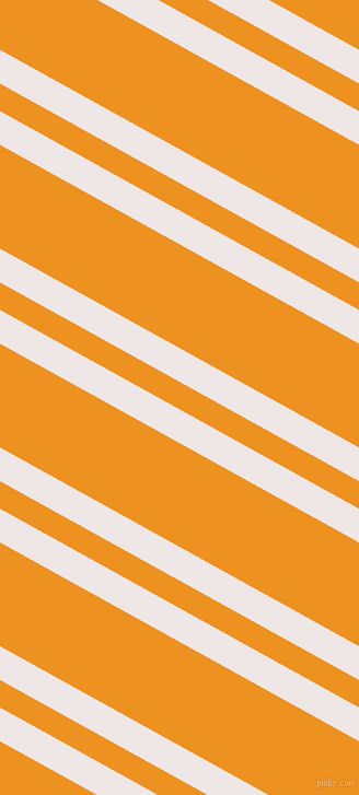 151 degree angles dual stripes line, 27 pixel line width, 22 and 83 pixels line spacing, Whisper and Carrot Orange dual two line striped seamless tileable