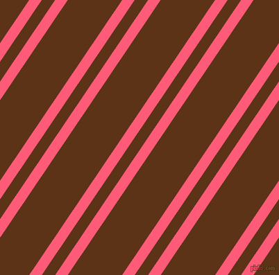 56 degree angle dual striped lines, 15 pixel lines width, 16 and 65 pixel line spacing, Wild Watermelon and Baker
