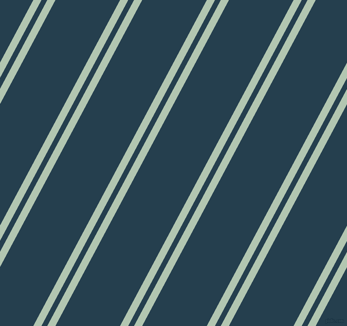 62 degree angle dual striped line, 14 pixel line width, 10 and 111 pixel line spacing, Zanah and Nile Blue dual two line striped seamless tileable
