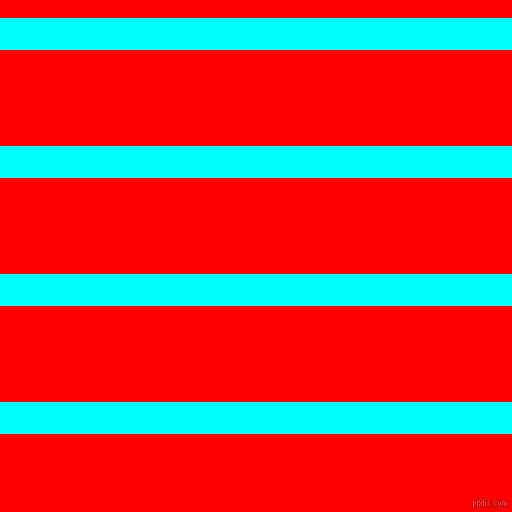 horizontal lines stripes, 32 pixel line width, 96 pixel line spacing, Aqua and Red horizontal lines and stripes seamless tileable