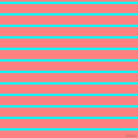 horizontal lines stripes, 8 pixel line width, 32 pixel line spacing, Aqua and Salmon horizontal lines and stripes seamless tileable