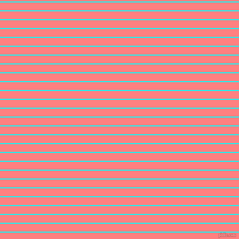 horizontal lines stripes, 2 pixel line width, 16 pixel line spacing, Aqua and Salmon horizontal lines and stripes seamless tileable