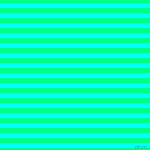horizontal lines stripes, 16 pixel line width, 16 pixel line spacing, Aqua and Spring Green horizontal lines and stripes seamless tileable