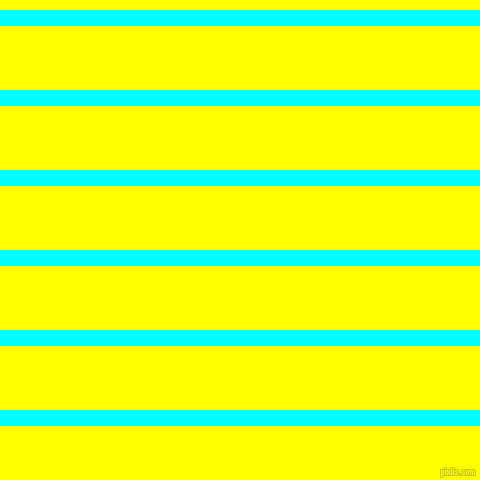 horizontal lines stripes, 16 pixel line width, 64 pixel line spacing, Aqua and Yellow horizontal lines and stripes seamless tileable