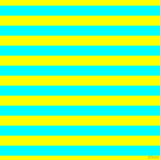 horizontal lines stripes, 32 pixel line width, 32 pixel line spacing, Aqua and Yellow horizontal lines and stripes seamless tileable
