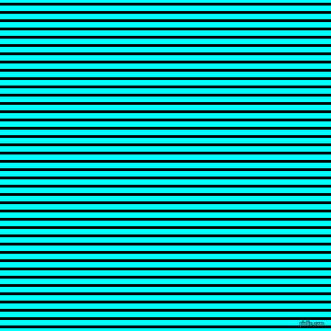 horizontal lines stripes, 4 pixel line width, 8 pixel line spacing, Black and Aqua horizontal lines and stripes seamless tileable