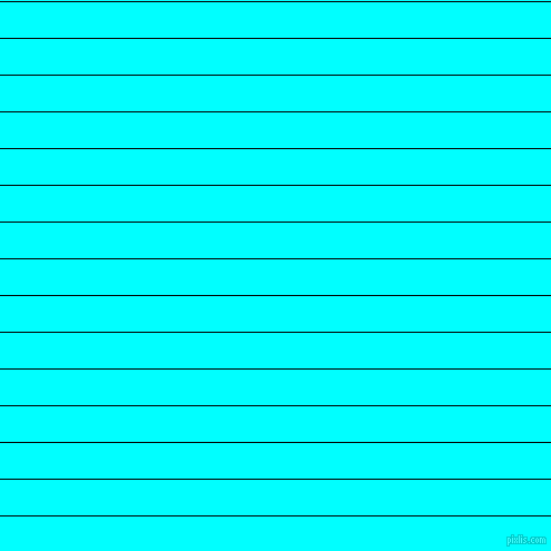horizontal lines stripes, 1 pixel line width, 32 pixel line spacing, Black and Aqua horizontal lines and stripes seamless tileable
