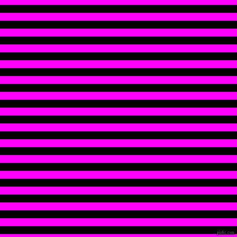 horizontal lines stripes, 16 pixel line width, 16 pixel line spacing, Black and Magenta horizontal lines and stripes seamless tileable