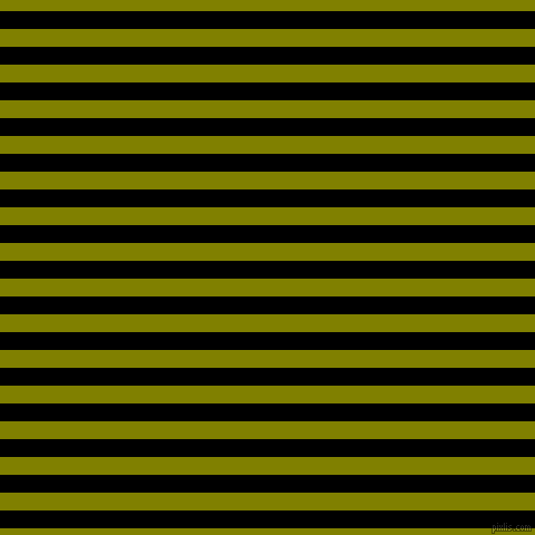 horizontal lines stripes, 16 pixel line width, 16 pixel line spacing, Black and Olive horizontal lines and stripes seamless tileable