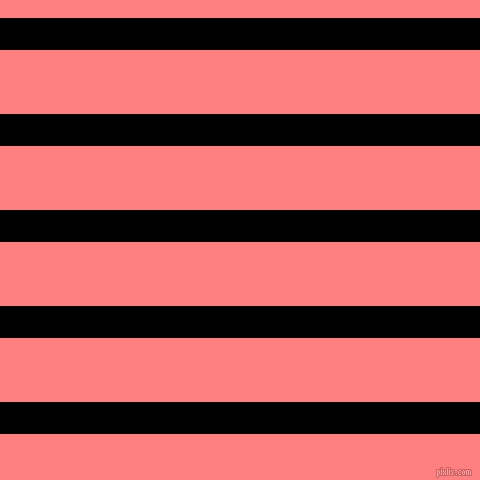 horizontal lines stripes, 32 pixel line width, 64 pixel line spacing, Black and Salmon horizontal lines and stripes seamless tileable