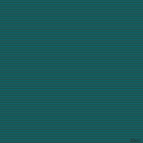 horizontal lines stripes, 1 pixel line width, 2 pixel line spacing, Black and Teal horizontal lines and stripes seamless tileable