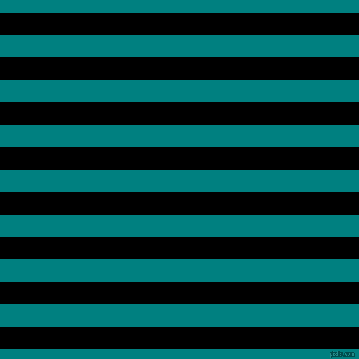 horizontal lines stripes, 32 pixel line width, 32 pixel line spacing, Black and Teal horizontal lines and stripes seamless tileable