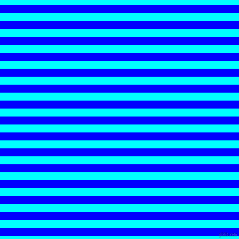 horizontal lines stripes, 16 pixel line width, 16 pixel line spacing, Blue and Aqua horizontal lines and stripes seamless tileable