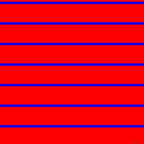 horizontal lines stripes, 8 pixel line width, 64 pixel line spacing, Blue and Red horizontal lines and stripes seamless tileable