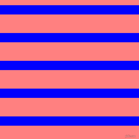 horizontal lines stripes, 32 pixel line width, 64 pixel line spacing, Blue and Salmon horizontal lines and stripes seamless tileable