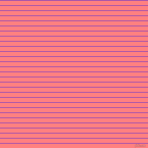 horizontal lines stripes, 1 pixel line width, 16 pixel line spacing, Blue and Salmon horizontal lines and stripes seamless tileable