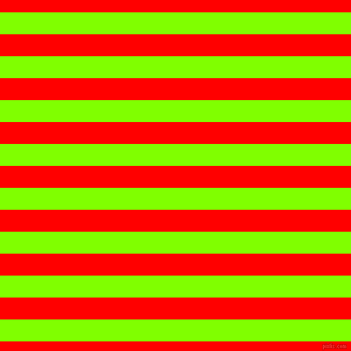 horizontal lines stripes, 32 pixel line width, 32 pixel line spacing, Chartreuse and Red horizontal lines and stripes seamless tileable