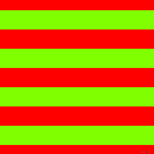 horizontal lines stripes, 64 pixel line width, 64 pixel line spacing, Chartreuse and Red horizontal lines and stripes seamless tileable