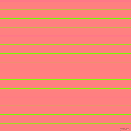 horizontal lines stripes, 2 pixel line width, 32 pixel line spacing, Chartreuse and Salmon horizontal lines and stripes seamless tileable