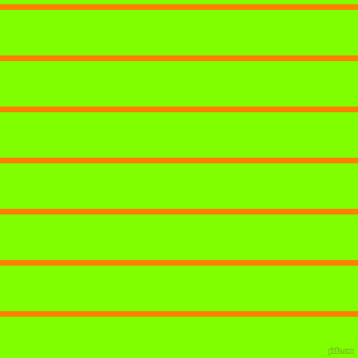 horizontal lines stripes, 8 pixel line width, 64 pixel line spacing, Dark Orange and Chartreuse horizontal lines and stripes seamless tileable