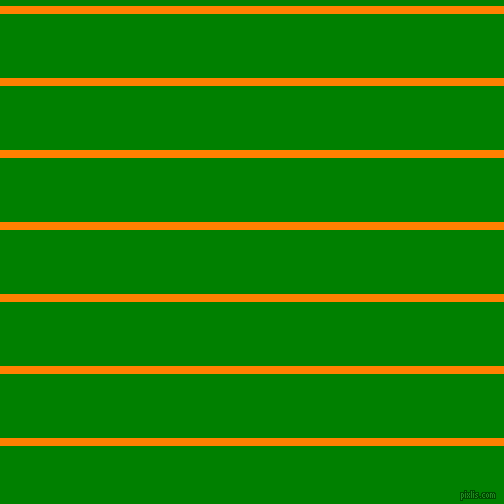 horizontal lines stripes, 8 pixel line width, 64 pixel line spacing, Dark Orange and Green horizontal lines and stripes seamless tileable