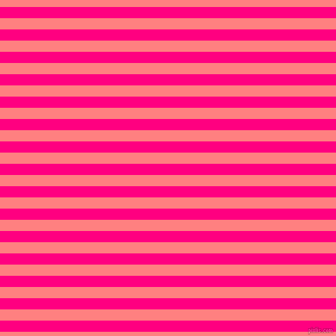 horizontal lines stripes, 16 pixel line width, 16 pixel line spacing, Deep Pink and Salmon horizontal lines and stripes seamless tileable