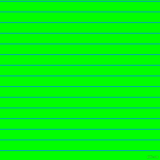 horizontal lines stripes, 2 pixel line width, 32 pixel line spacing, Dodger Blue and Lime horizontal lines and stripes seamless tileable