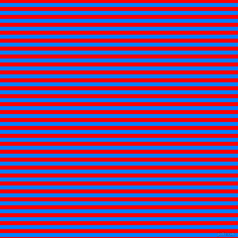 horizontal lines stripes, 8 pixel line width, 8 pixel line spacing, Dodger Blue and Red horizontal lines and stripes seamless tileable