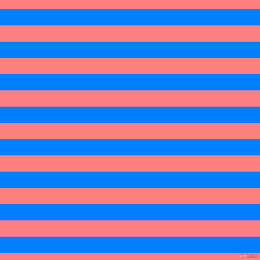 horizontal lines stripes, 32 pixel line width, 32 pixel line spacing, Dodger Blue and Salmon horizontal lines and stripes seamless tileable