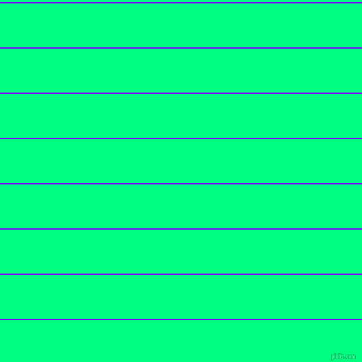 horizontal lines stripes, 2 pixel line width, 64 pixel line spacing, Electric Indigo and Spring Green horizontal lines and stripes seamless tileable