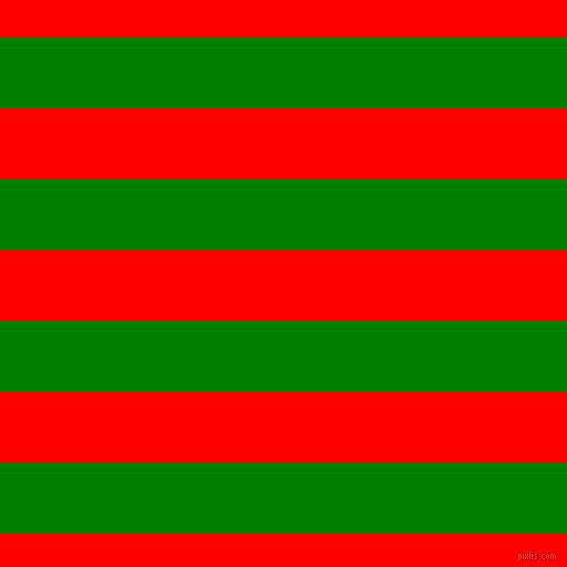 horizontal lines stripes, 64 pixel line width, 64 pixel line spacing, Green and Red horizontal lines and stripes seamless tileable
