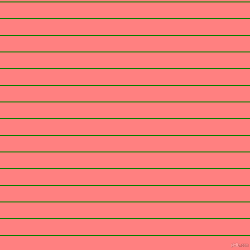 horizontal lines stripes, 2 pixel line width, 32 pixel line spacing, Green and Salmon horizontal lines and stripes seamless tileable