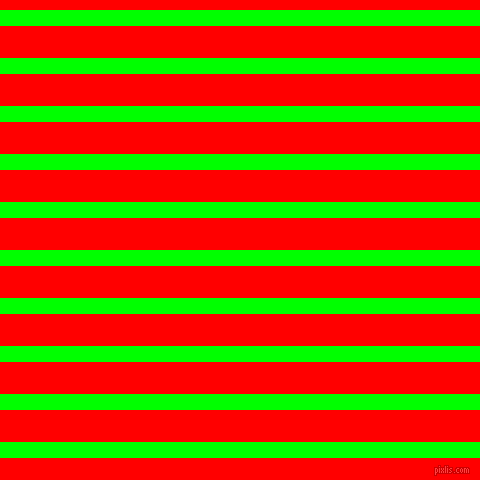 horizontal lines stripes, 16 pixel line width, 32 pixel line spacing, Lime and Red horizontal lines and stripes seamless tileable