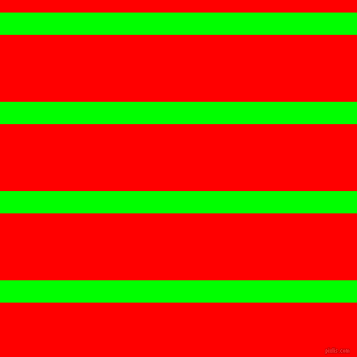 horizontal lines stripes, 32 pixel line width, 96 pixel line spacing, Lime and Red horizontal lines and stripes seamless tileable