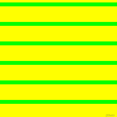 horizontal lines stripes, 16 pixel line width, 64 pixel line spacing, Lime and Yellow horizontal lines and stripes seamless tileable