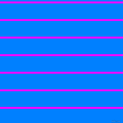 horizontal lines stripes, 8 pixel line width, 64 pixel line spacing, Magenta and Dodger Blue horizontal lines and stripes seamless tileable