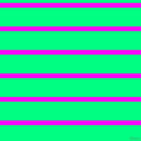 horizontal lines stripes, 16 pixel line width, 64 pixel line spacing, Magenta and Spring Green horizontal lines and stripes seamless tileable