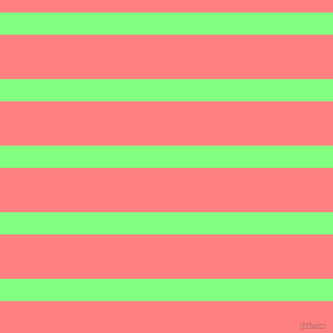 horizontal lines stripes, 32 pixel line width, 64 pixel line spacing, Mint Green and Salmon horizontal lines and stripes seamless tileable