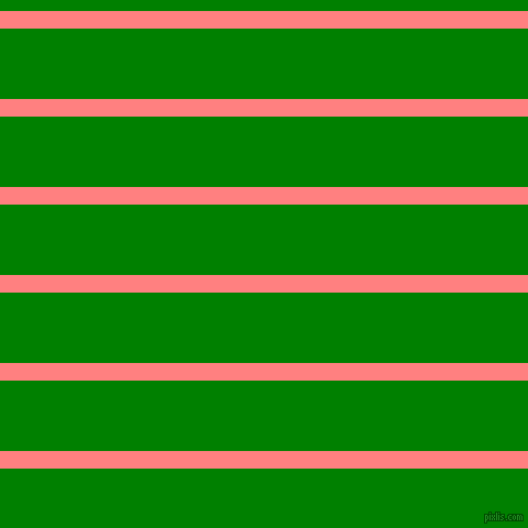 horizontal lines stripes, 16 pixel line width, 64 pixel line spacing, Salmon and Green horizontal lines and stripes seamless tileable