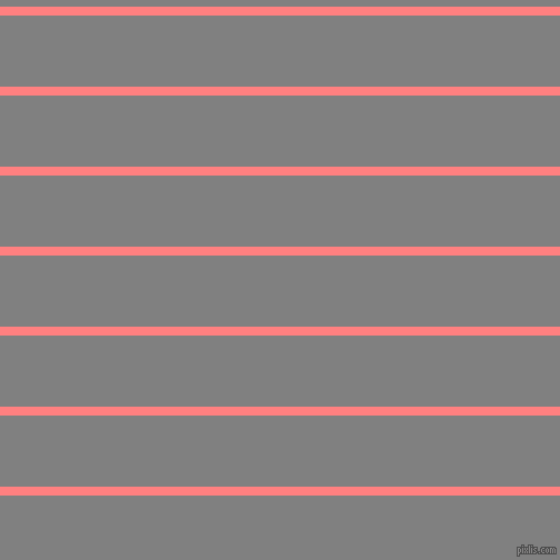 horizontal lines stripes, 8 pixel line width, 64 pixel line spacing, Salmon and Grey horizontal lines and stripes seamless tileable