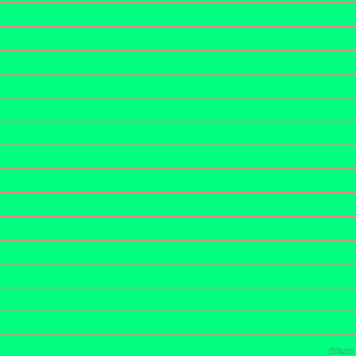 horizontal lines stripes, 2 pixel line width, 32 pixel line spacing, Salmon and Spring Green horizontal lines and stripes seamless tileable