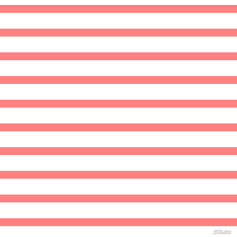 horizontal lines stripes, 16 pixel line width, 32 pixel line spacing, Salmon and White horizontal lines and stripes seamless tileable