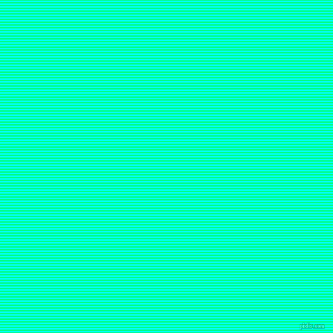 horizontal lines stripes, 2 pixel line width, 2 pixel line spacing, Spring Green and Aqua horizontal lines and stripes seamless tileable