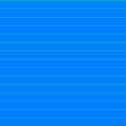 horizontal lines stripes, 1 pixel line width, 32 pixel line spacing, Spring Green and Dodger Blue horizontal lines and stripes seamless tileable